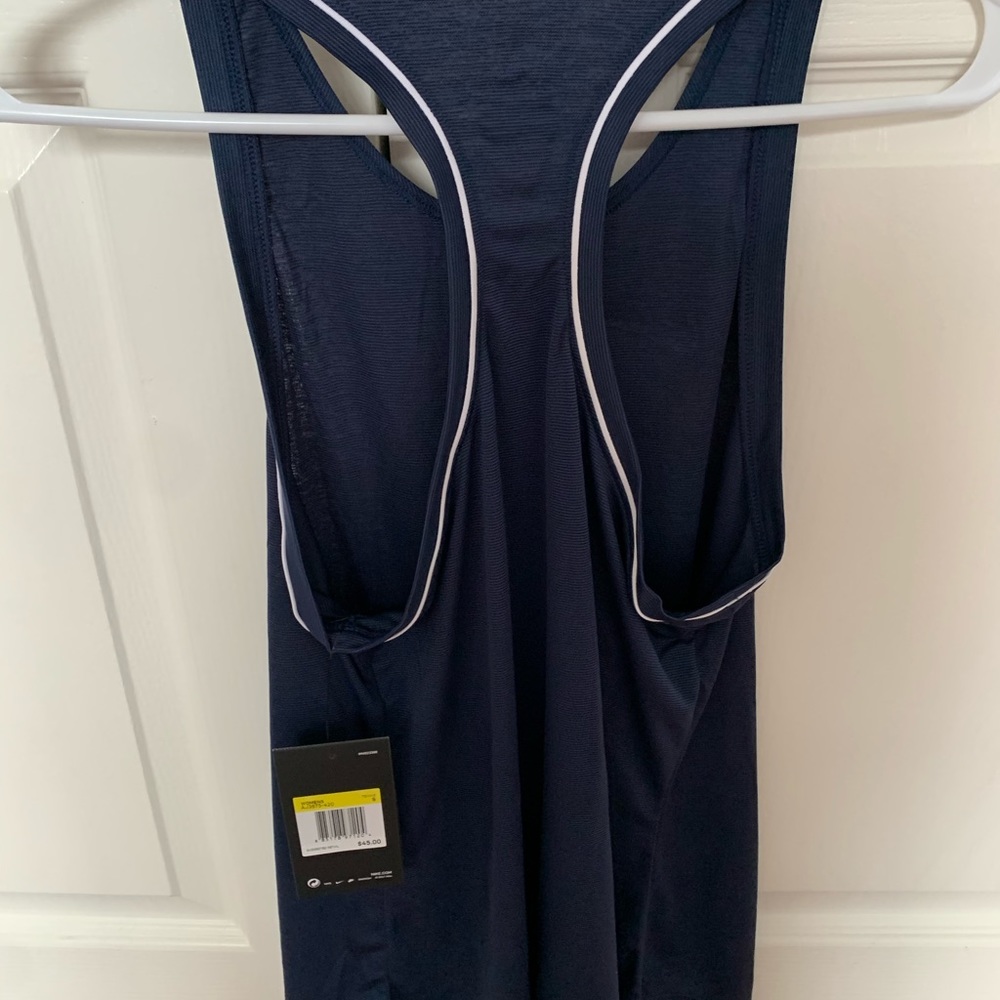 Nike navy blue athletic tank
